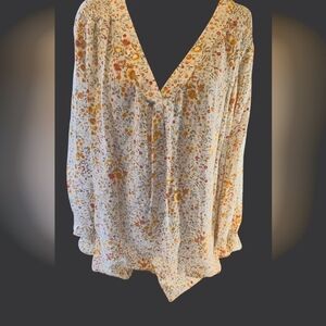 Jones New York Floral Blouse 3X
